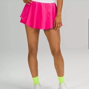 Sonic Pink lululemon Court Rival Skirt